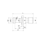 BT Pull Stud BT30-45~ BT50CO-90 - Makotools Industrial Supply Tools for Metal Cutting
